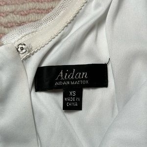 One shoulder sequin top